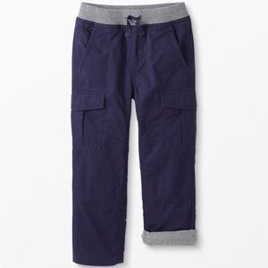 Hanna Andersson Boys Lined Cargo Pants Size 5